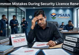 Security licence renewal in Rajasthan/India