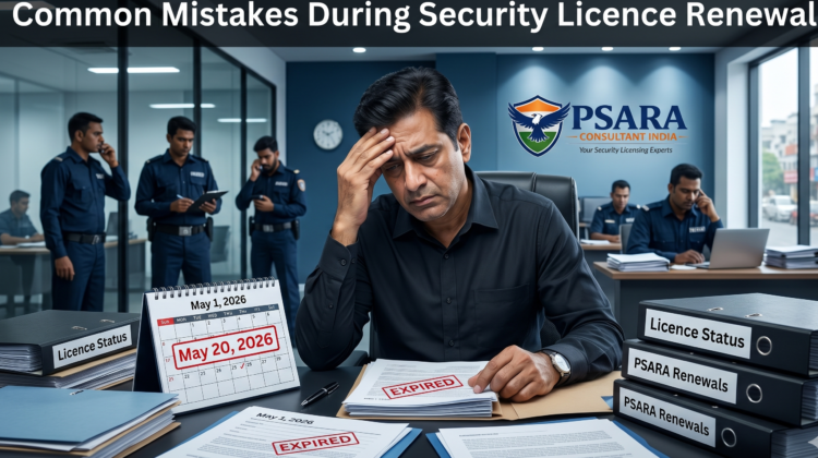 Security licence renewal in Rajasthan/India