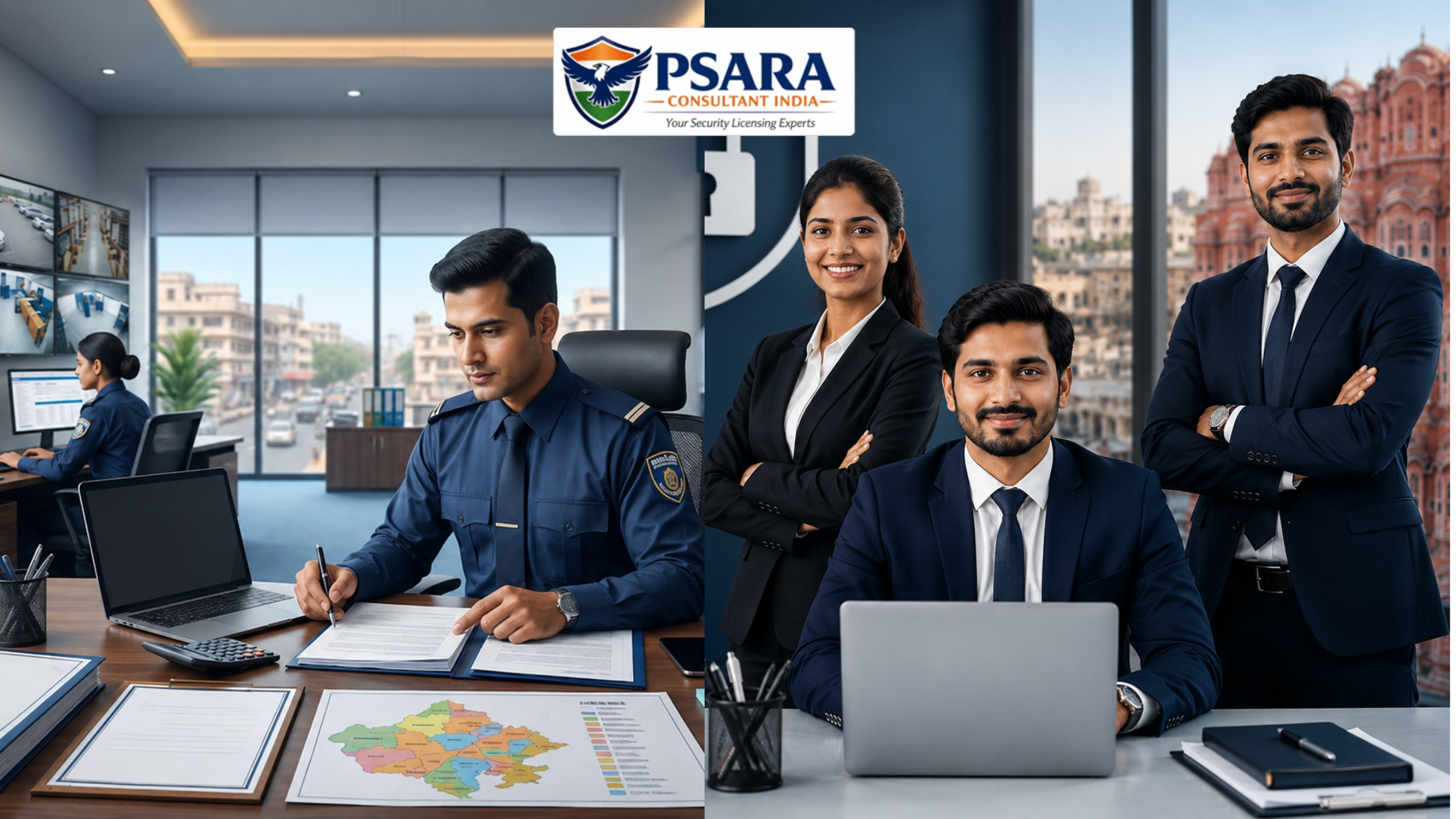 PSARA consultants assisting with security agency licensing.